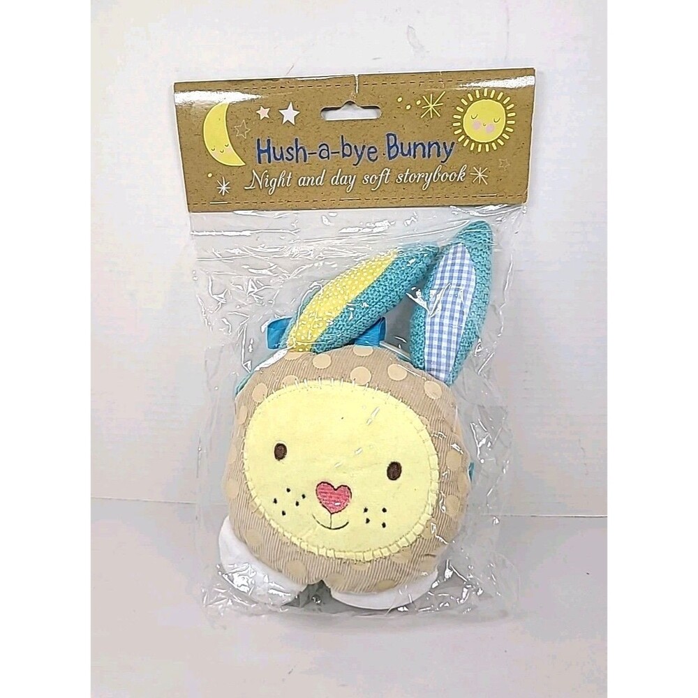 NEW Kane Miller Hush A Bunny Baby's Plush Soft Storybook Colorful Lovey Rabbit
